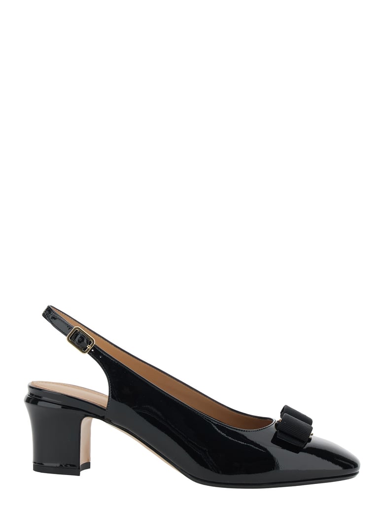 pumps vetty black leather by Selfnex