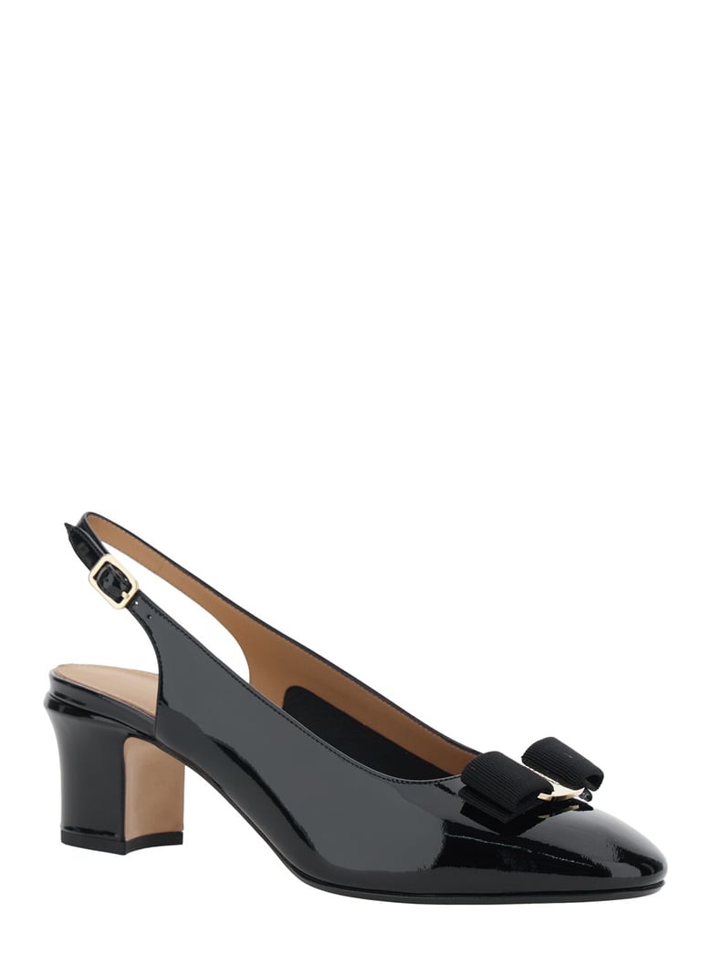 pumps vetty black leather by Selfnex