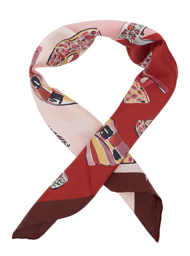 scarf multicolour silk by Selfnex