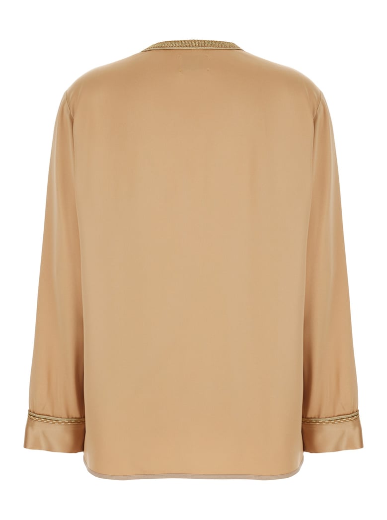 women's jacket beige viscose blend by Selfnex