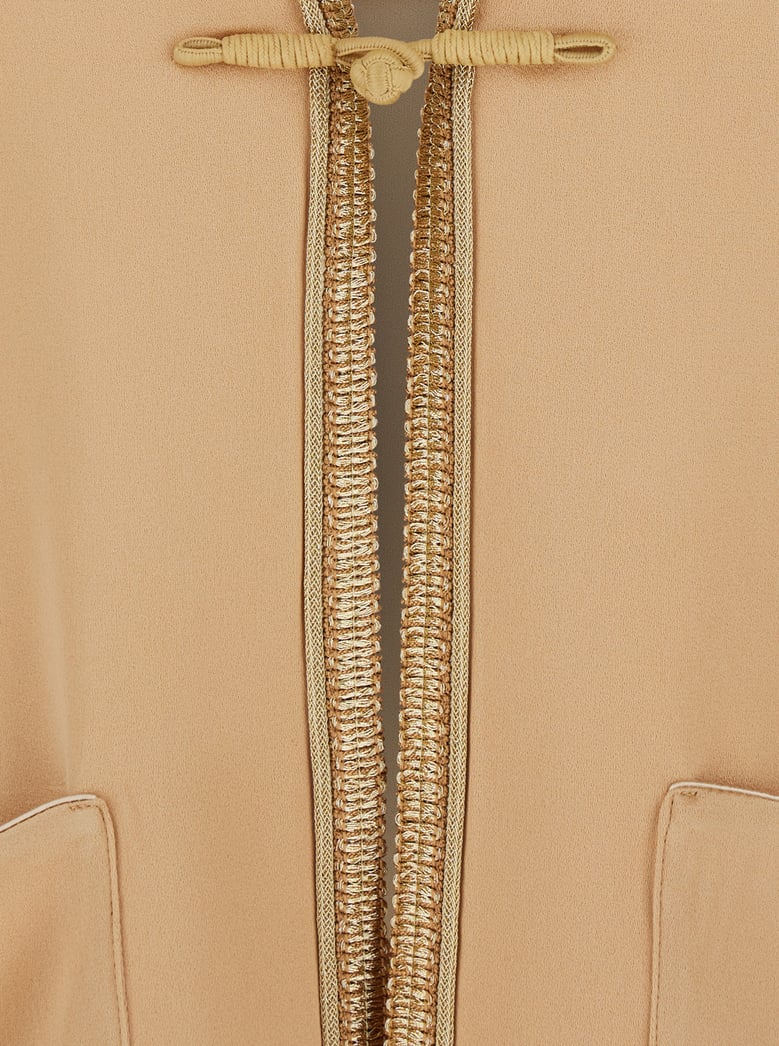 women's jacket beige viscose blend by Selfnex