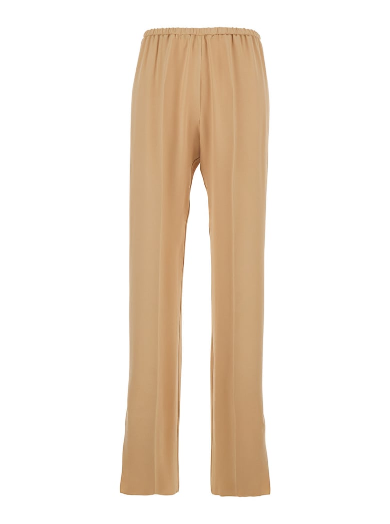 trousers beige viscose blend by Selfnex
