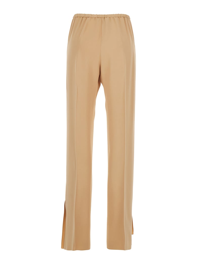 trousers beige viscose blend by Selfnex