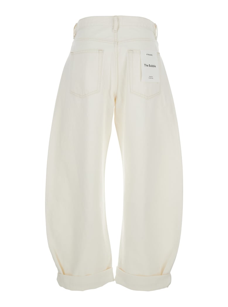 jeans the bubble white denim by Selfnex