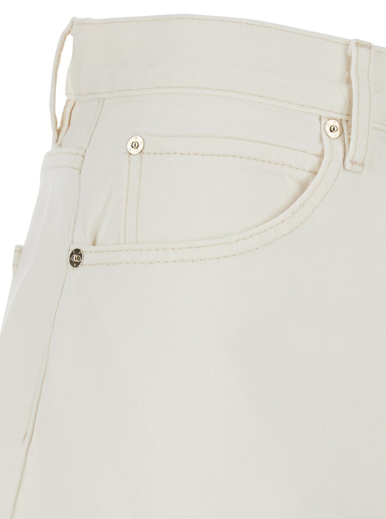 jeans the bubble white denim by Selfnex