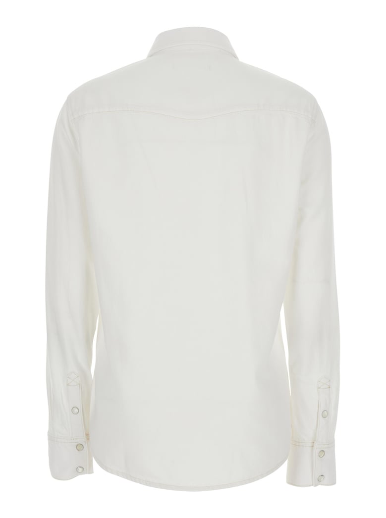 shirt white classic collar by Selfnex