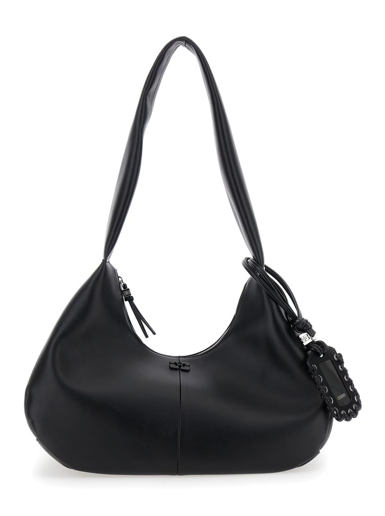 shoulder bag bou bag hobo black leather by Selfnex