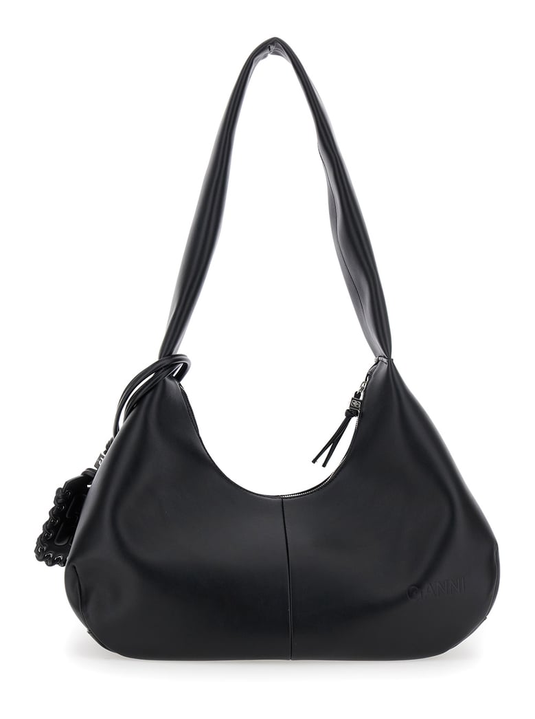 shoulder bag bou bag hobo black leather by Selfnex