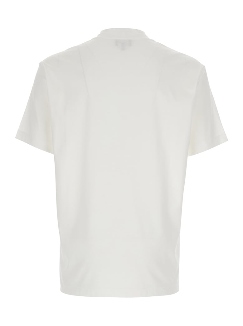t-shirt crew neck white cotton by Selfnex
