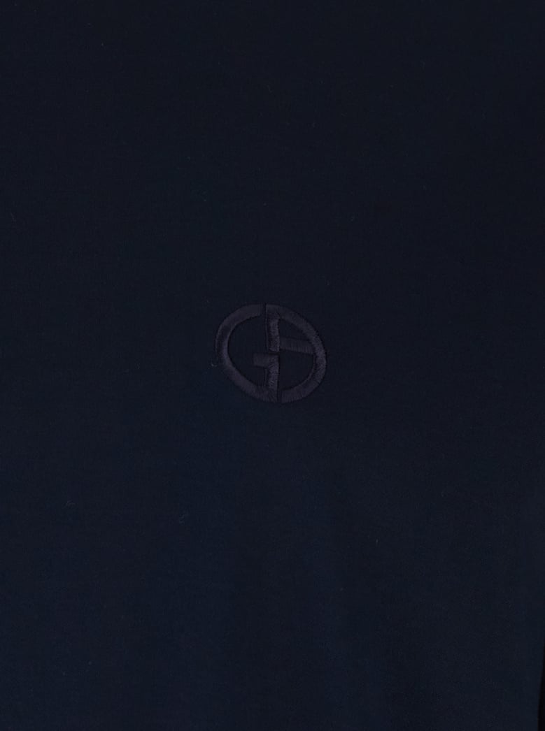 t-shirt crew neck blue cotton by Selfnex