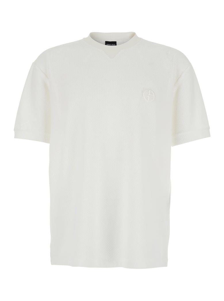 t-shirt crew neck white by Selfnex
