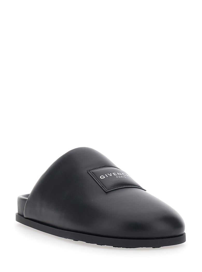 mules, black lambskin by Selfnex