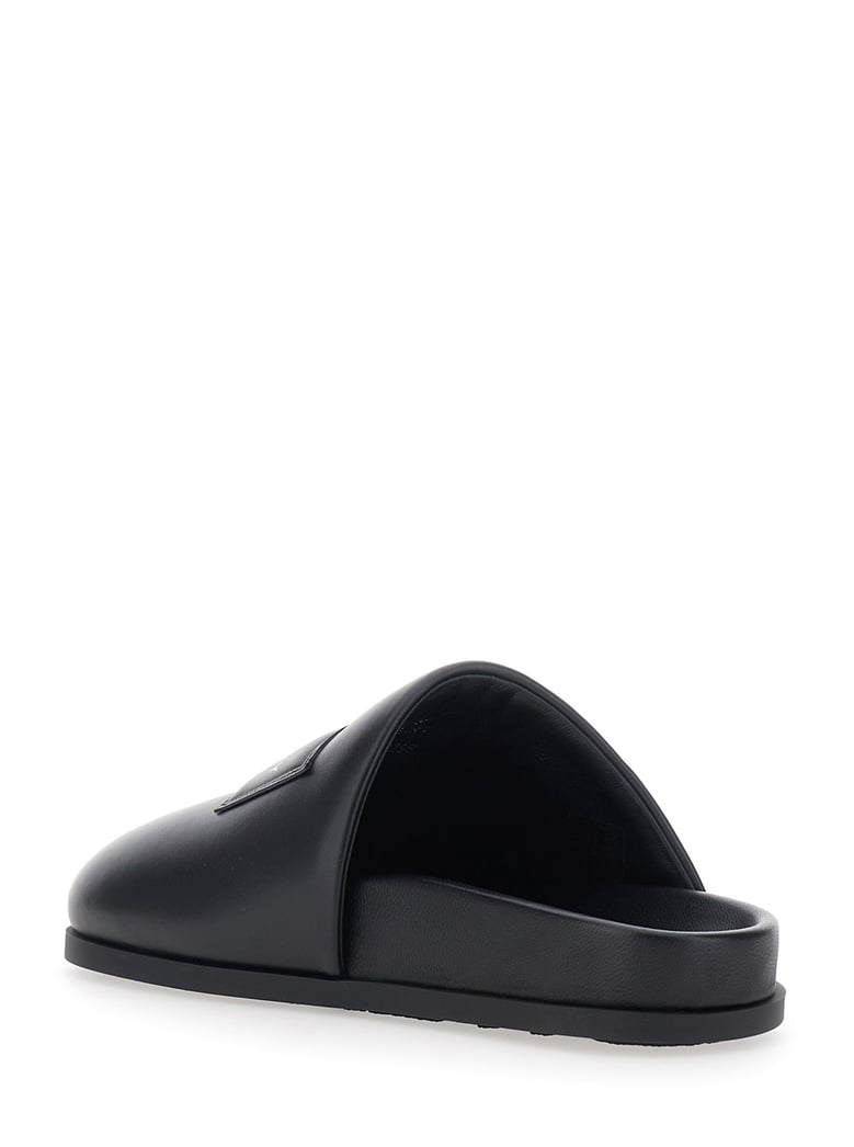 mules, black lambskin by Selfnex