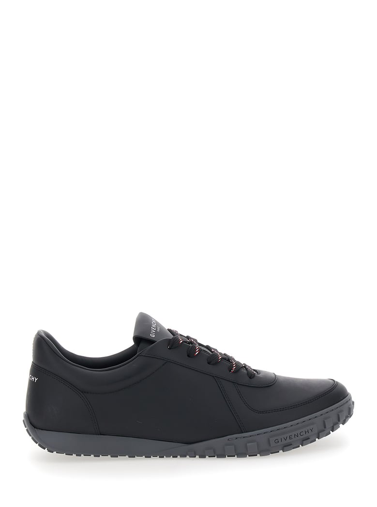 low top sneakers glide black leather by Selfnex