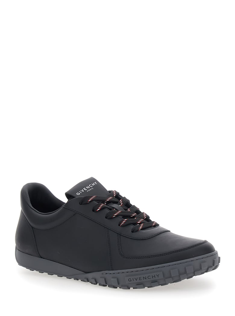 low top sneakers glide black leather by Selfnex