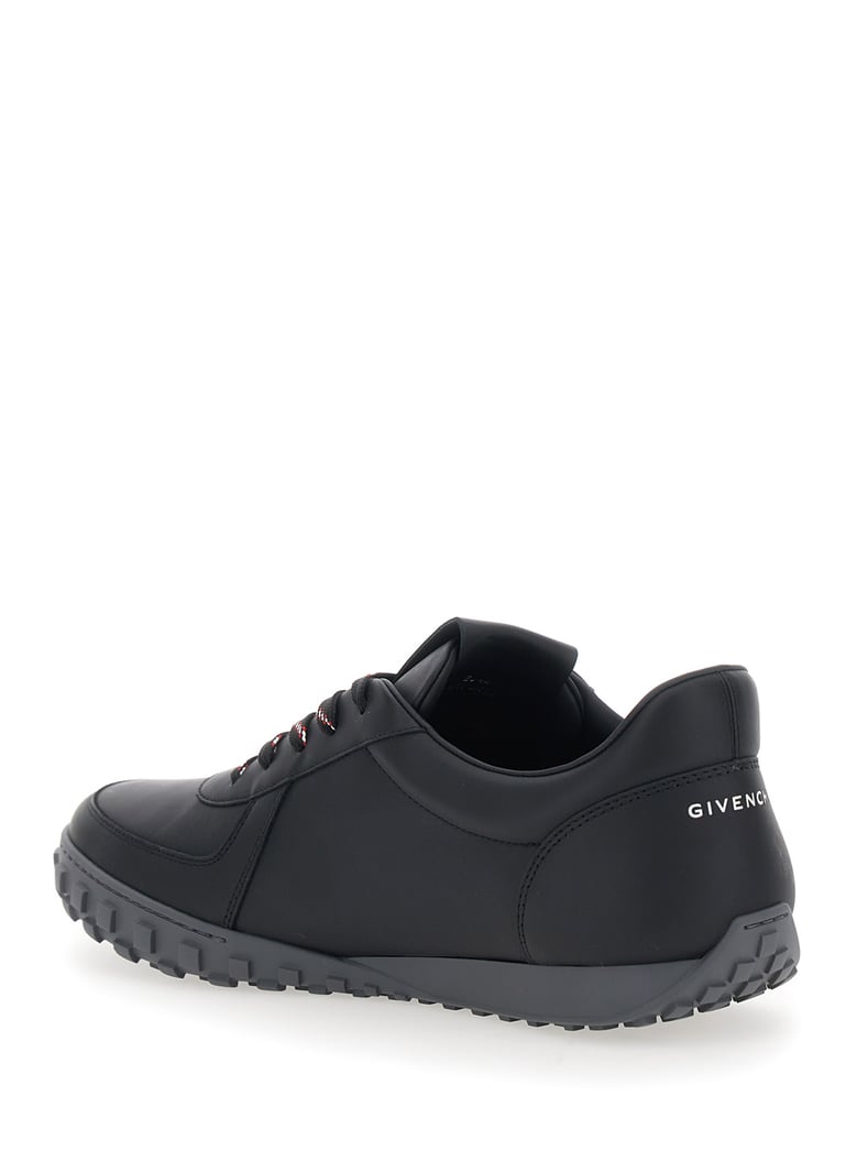 low top sneakers glide black leather by Selfnex