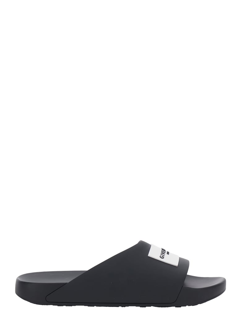 sandals wide band black by Selfnex