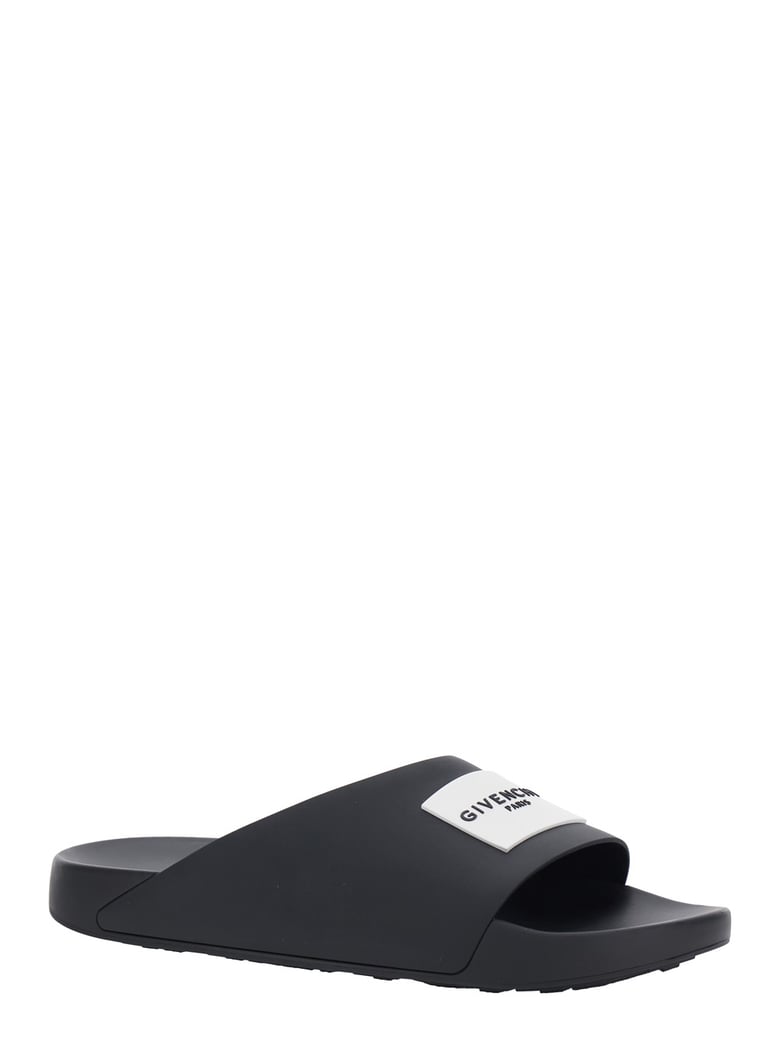 sandals wide band black by Selfnex