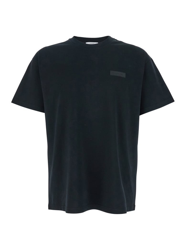 t-shirt with logo patch, black by Selfnex
