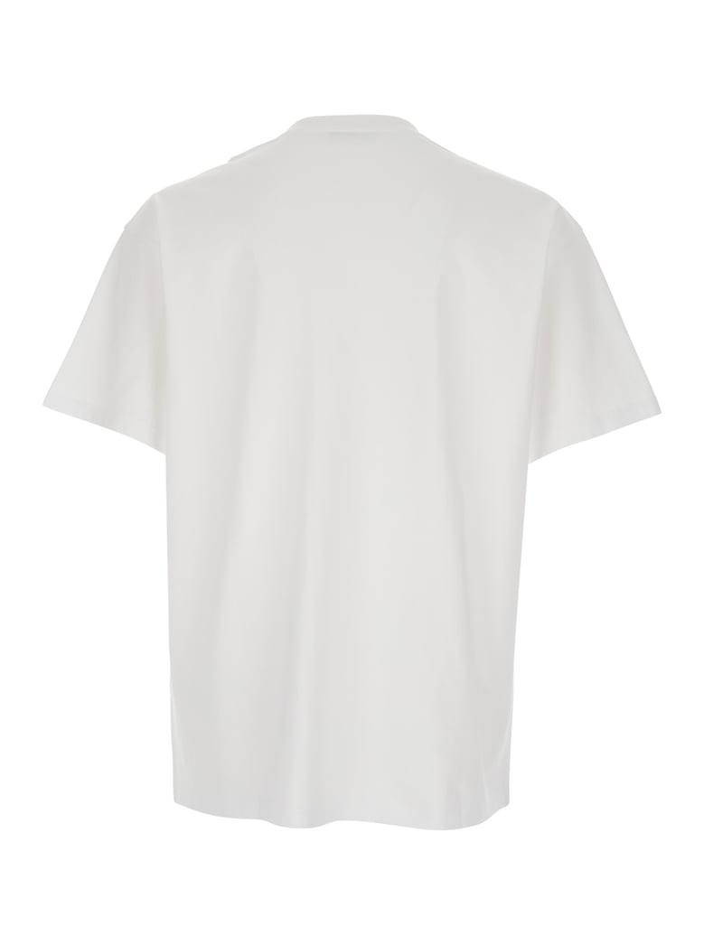 t-shirt crew neck white cotton by Selfnex