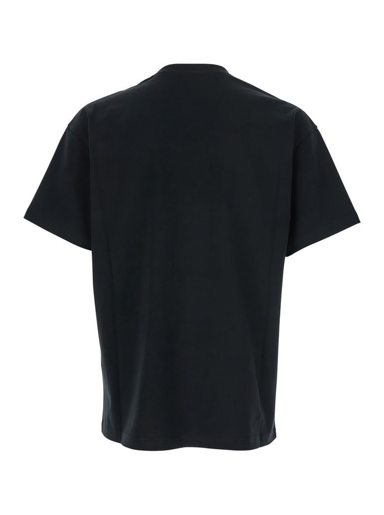 t-shirt maxi logo black cotton by Selfnex