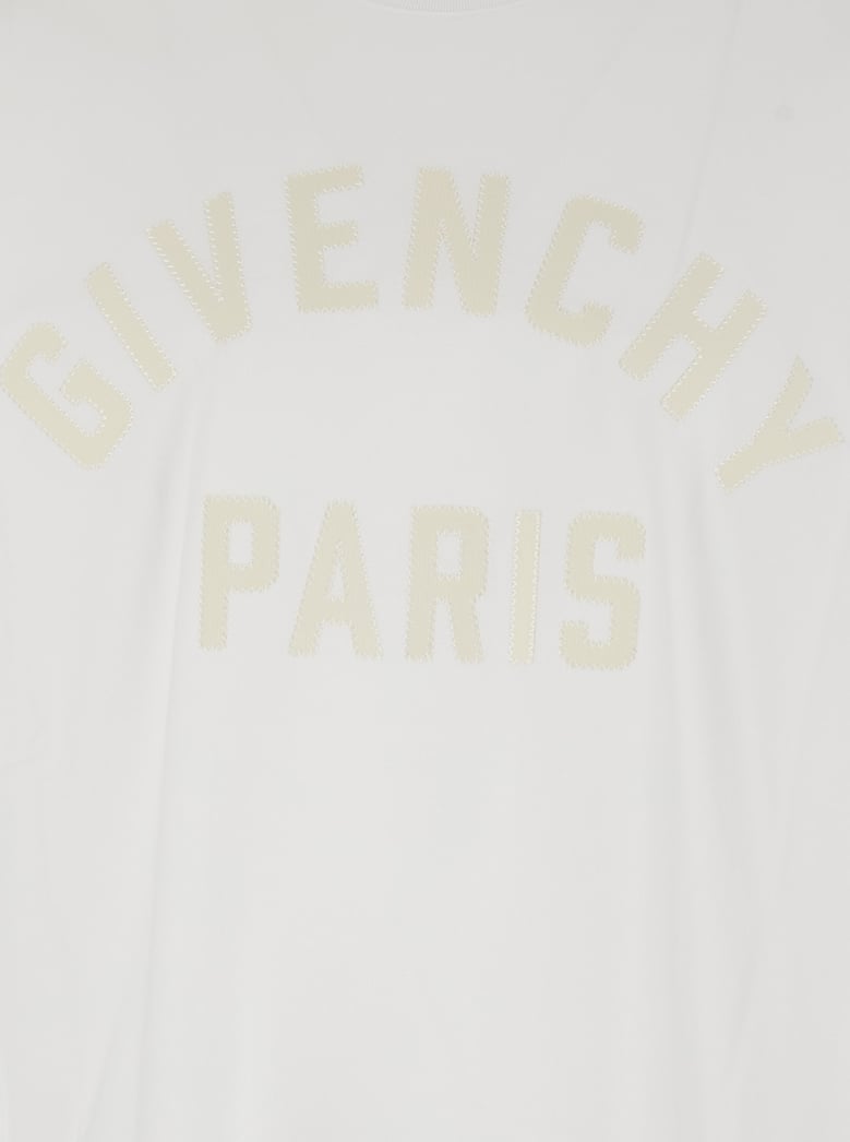 t-shirt with maxi logo, white by Selfnex