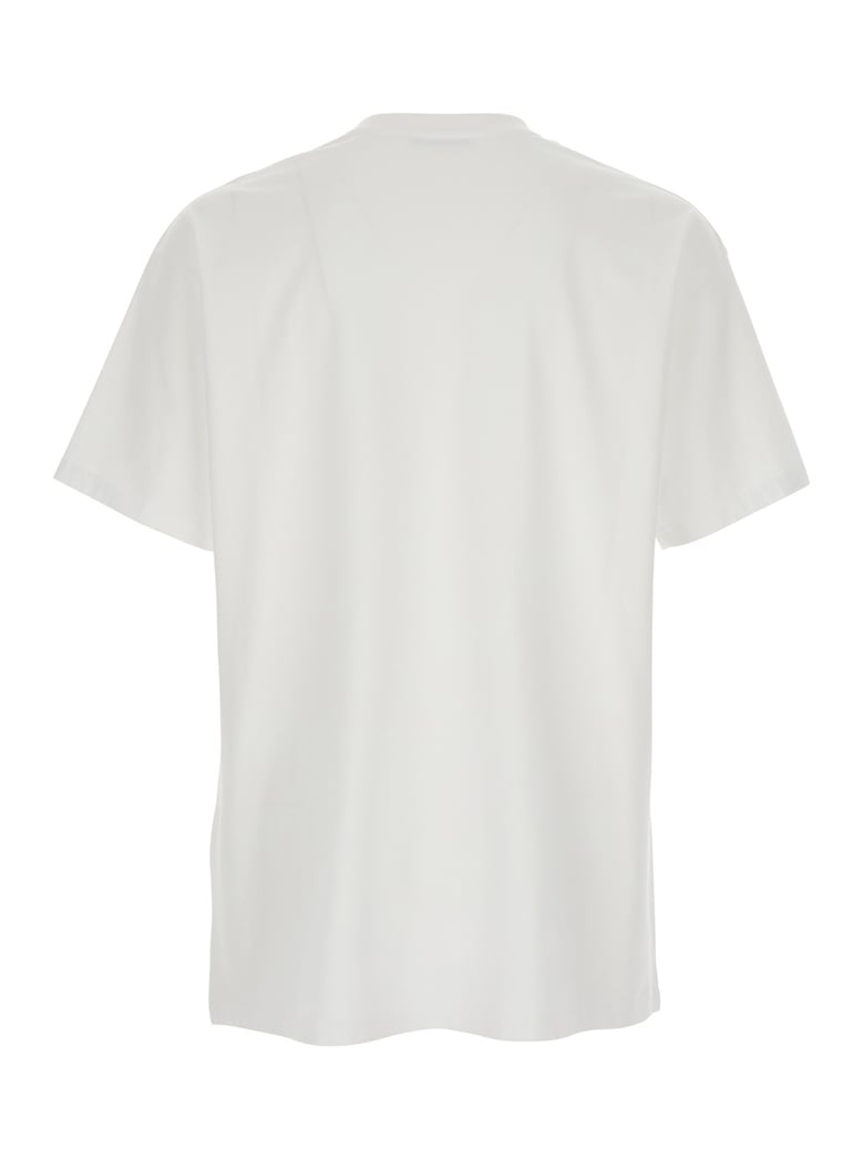 crew neck t-shirt white cotton by Selfnex