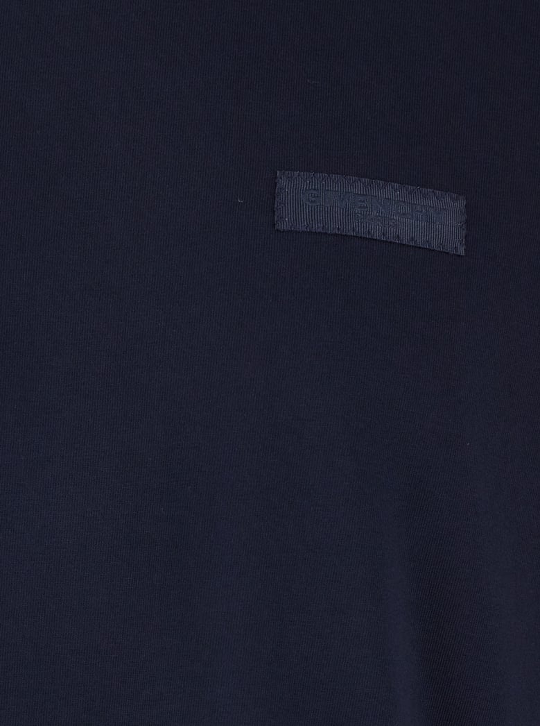 t-shirt crew neck blue cotton by Selfnex