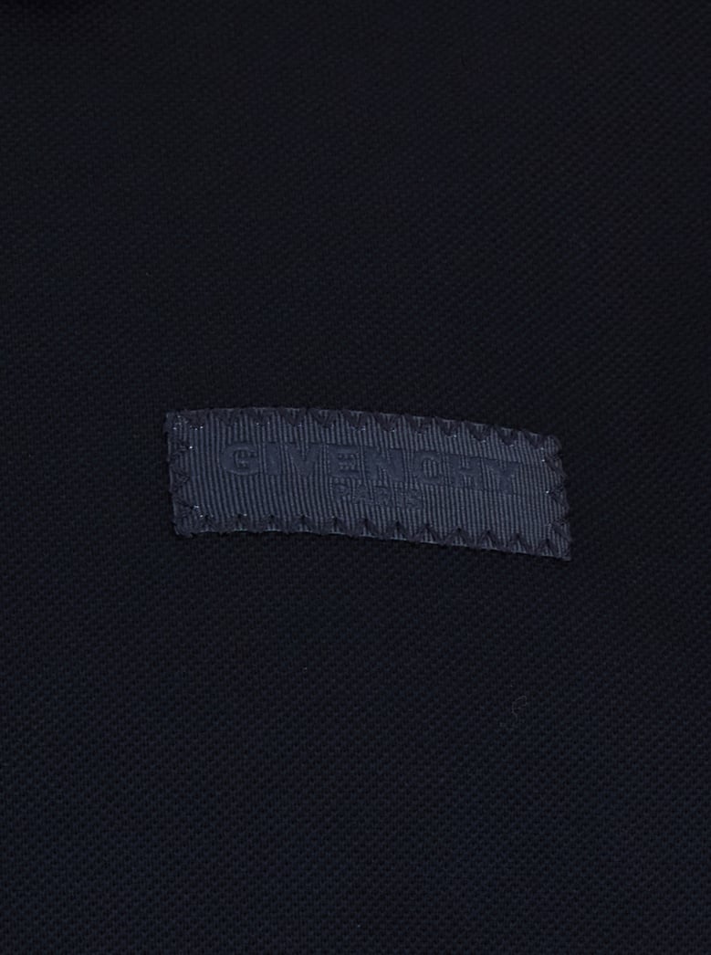polo shirt blue cotton by Selfnex