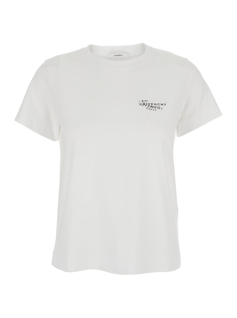t-shirt with logo, white by Selfnex