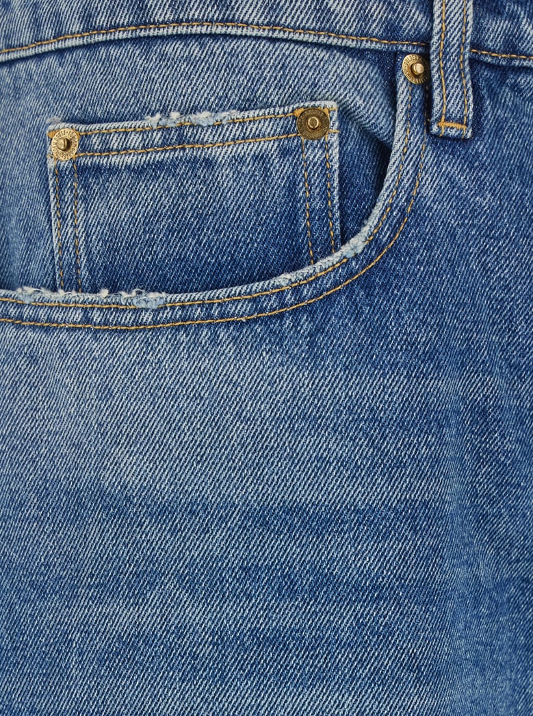 jeans wide leg blue denim by Selfnex