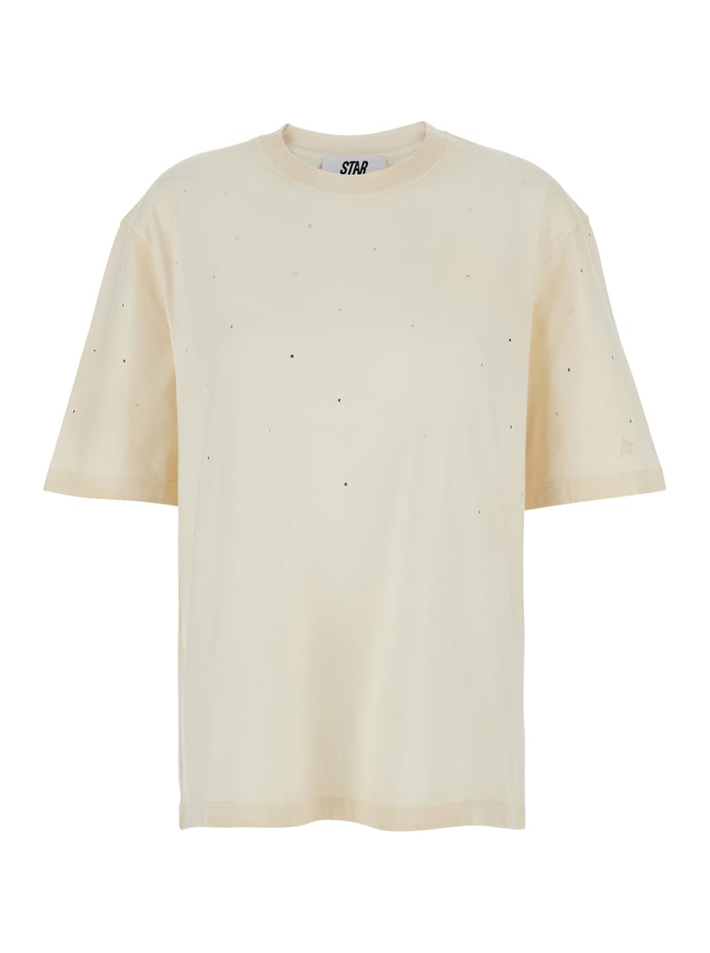 t-shirt crew neck white by Selfnex