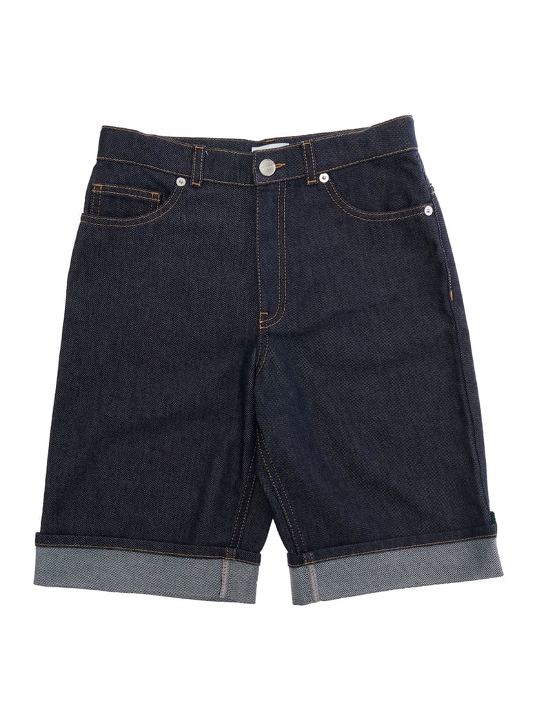 shorts logo blue cotton by Selfnex