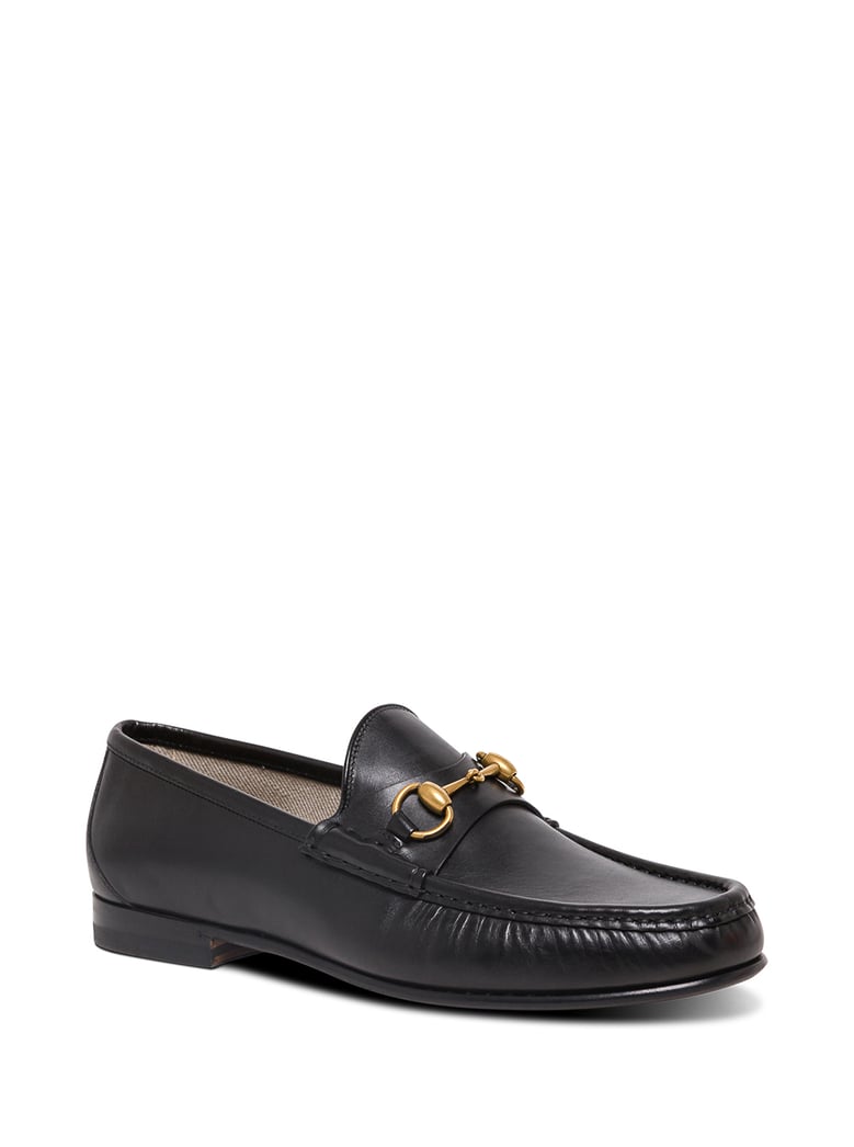 loafers with horsebit, black leather by Selfnex