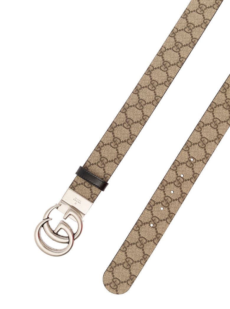 reversible belt double g beige by Selfnex