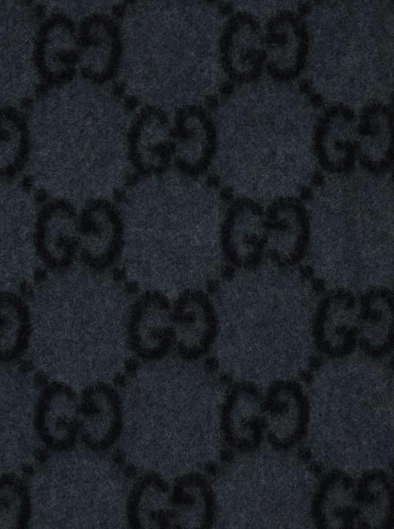 scarf gg jacquard grey cashmere by Selfnex