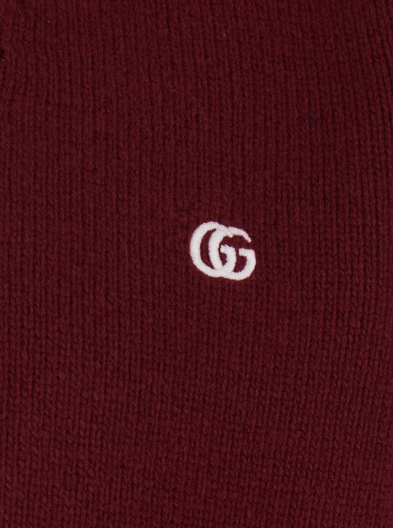 cardigan v-neck cashmere bordeaux by Selfnex
