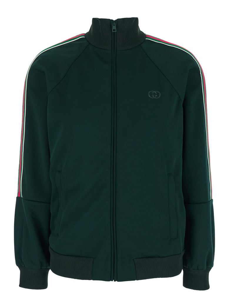 sweatshirt high neck green by Selfnex