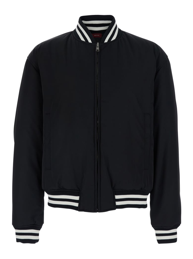 reversible jacket black tech fabric by Selfnex