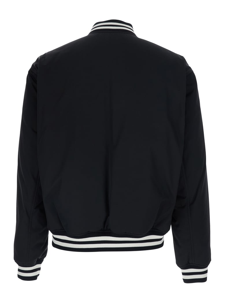 reversible jacket black tech fabric by Selfnex