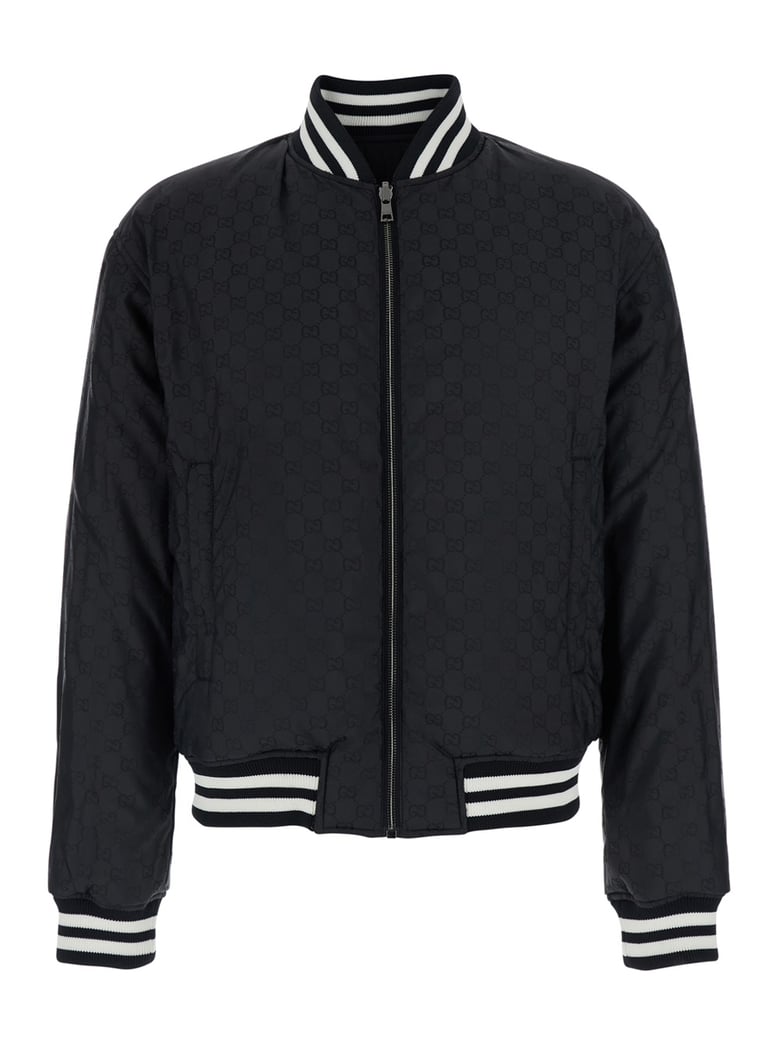 reversible jacket black tech fabric by Selfnex