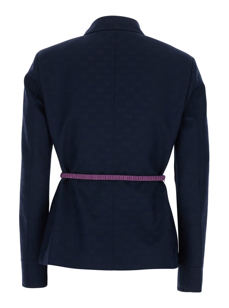 jacket with classic collar — blue by Selfnex
