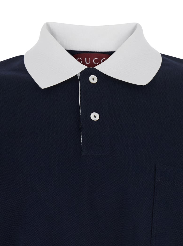 t-shirt piquet + web blue by Selfnex