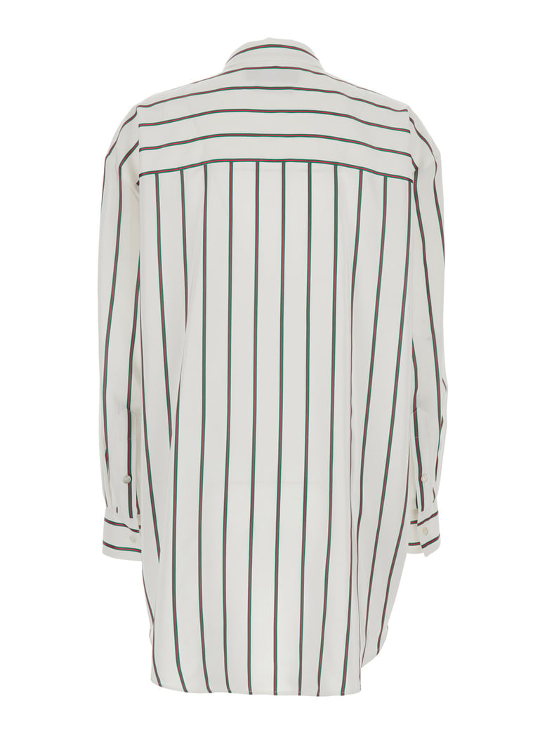shirt in white silk by Selfnex