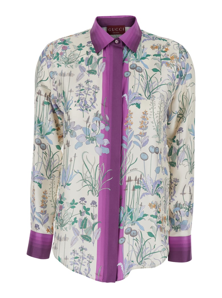shirt, multicolour silk by Selfnex