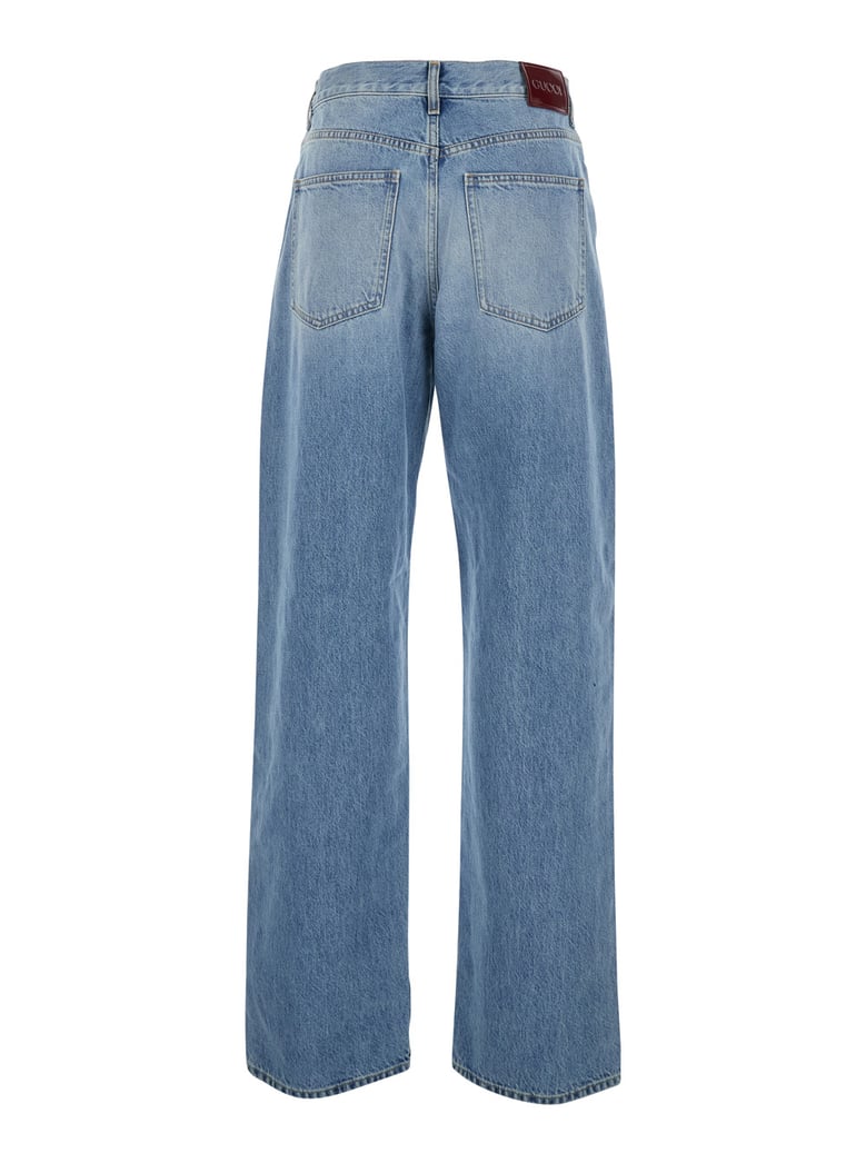 jeans five-pocket blue denim by Selfnex