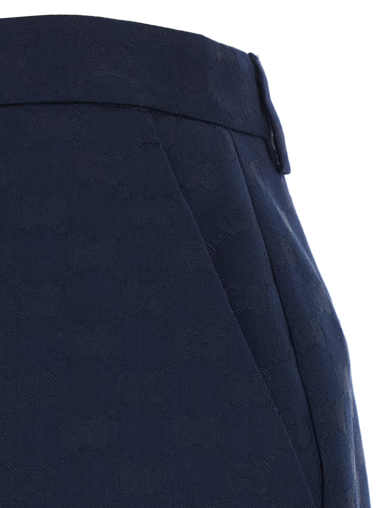 shorts blue cotton-blend by Selfnex