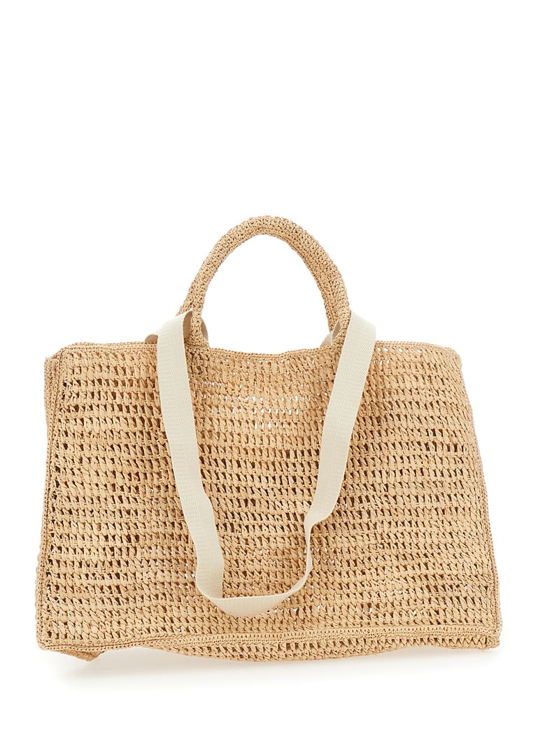 handbag anika raffia beige by Selfnex
