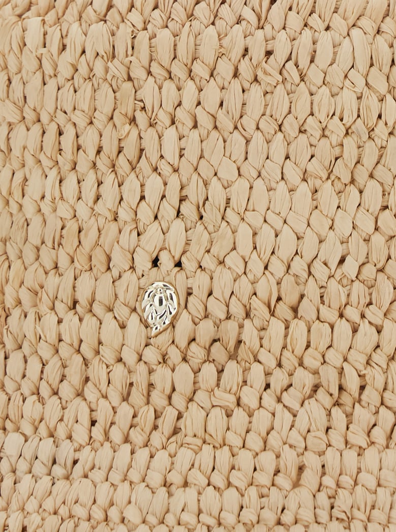 bucket hat chaturi beige raffia by Selfnex