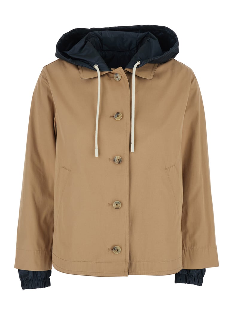 jacket reversible cotton brown by Selfnex
